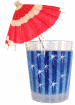 glitter blue drink