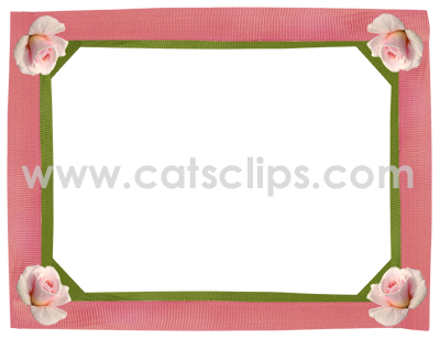 rose ribbon border