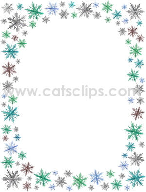 snowflake border