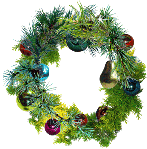 glittering Xmas wreath